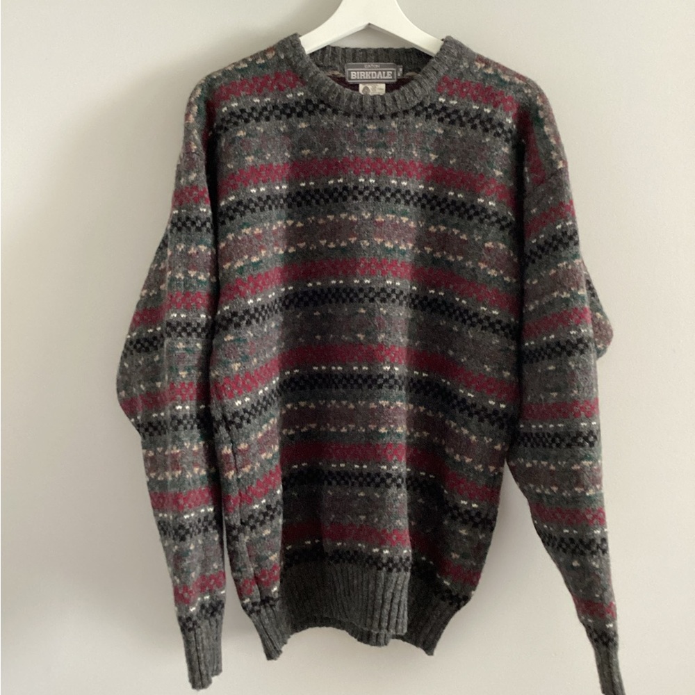 Rare Vintage Eaton Birkdale Wool Sweater, Size M